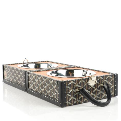 goyard pet bowls|maison goyard double bowl.